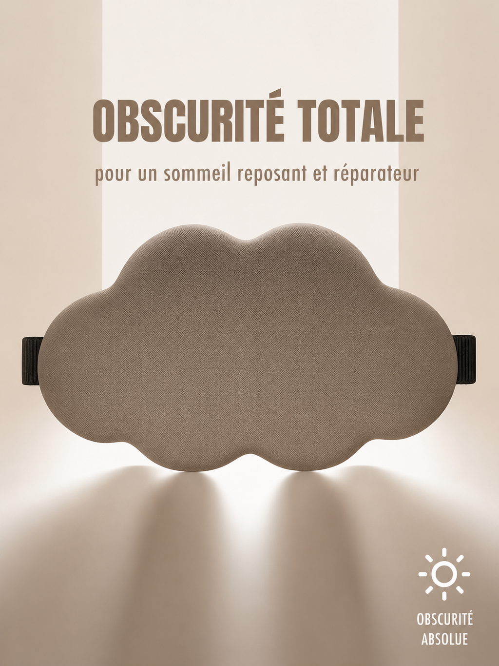 Masque de Sommeil 3D Somnia™ – Obscurité Totale & Zéro Pression