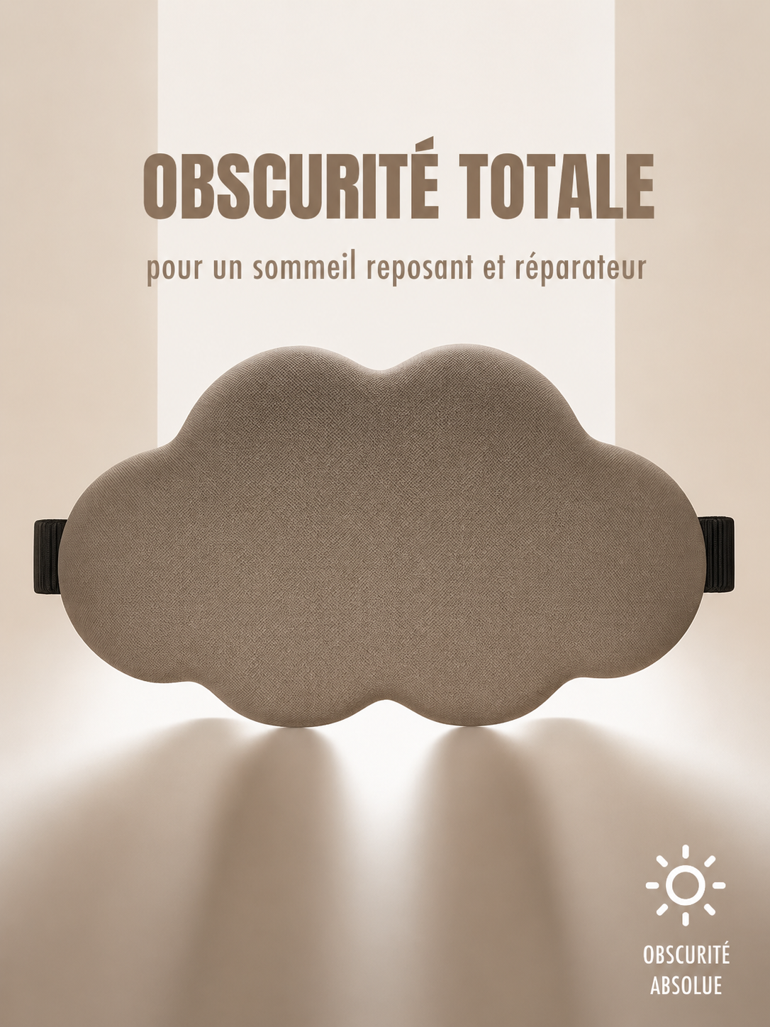 Masque de Sommeil 3D Somnia™ – Obscurité Totale & Zéro Pression